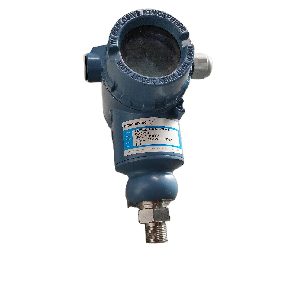 Преобразователь давления Promesstec DMP4 с ЖК-дисплеем диапазон 200 МПа выход 24 В постоянного тока 1/4 дюйма датчик резьбы