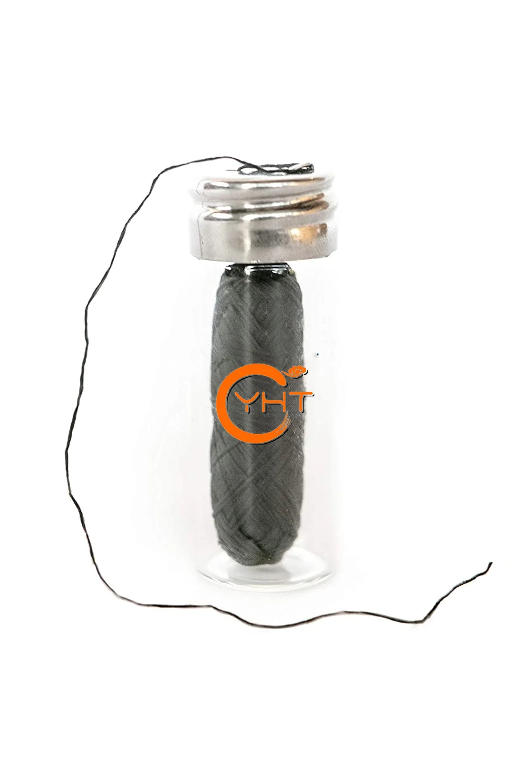 Eco-Friendly Biodegradable Silk Dental Floss With Candelilla Wax Packed In Refillable 2 In 1 Dental Floss