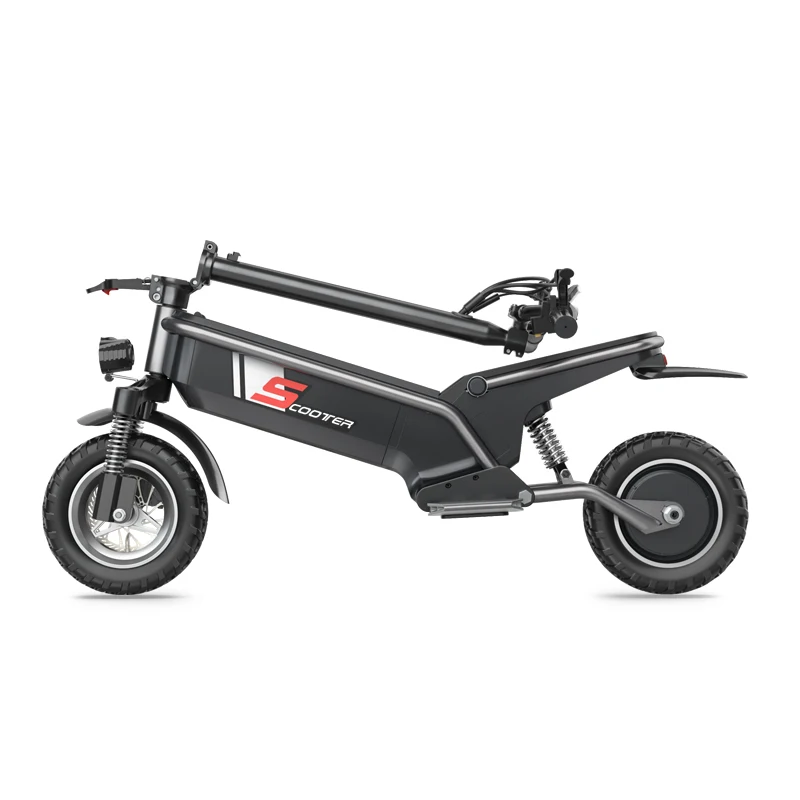 EU warehouse PXID F1 500w 10inch electric scooter with seat for heavy adults  and peadals for standing up multiple choice