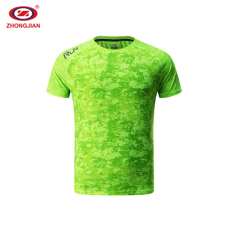 High Quality Short Sleeve Round Neck Plain Color Slim Fit Blank Mercerized T-shirt