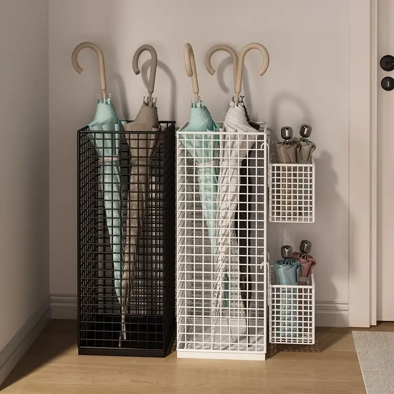 Freestanding Metal Iron Hollow Umbrella Stand Holder Indoor Umbrella Rack Holder Organizer for Long and Short Umbrella