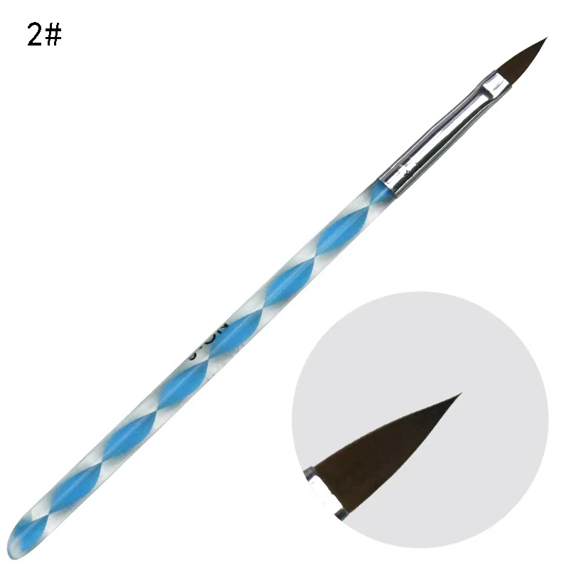 Jieniya high quality 5pcs Acrylic Nail Art Carving Pen nail art Brush 3D brush