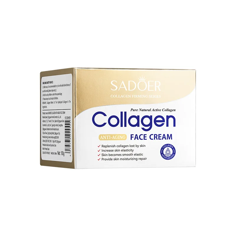 100g wholesale SADOER Nourishing Anti Wrinkle Anti Aging Face Collagen Cream for Skin Care