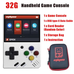 Original MIYOO MINI V2 Console IPS Screen Retro Video Game Console 2500 Games Portable Console Retro Game Player