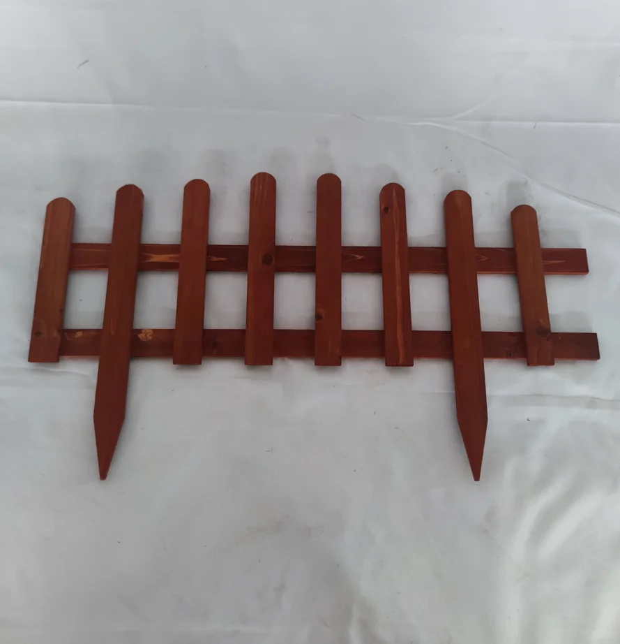 2023 Outdoor courtyard garden flower bed vegetable plot easy to assemble natural solid wood fence