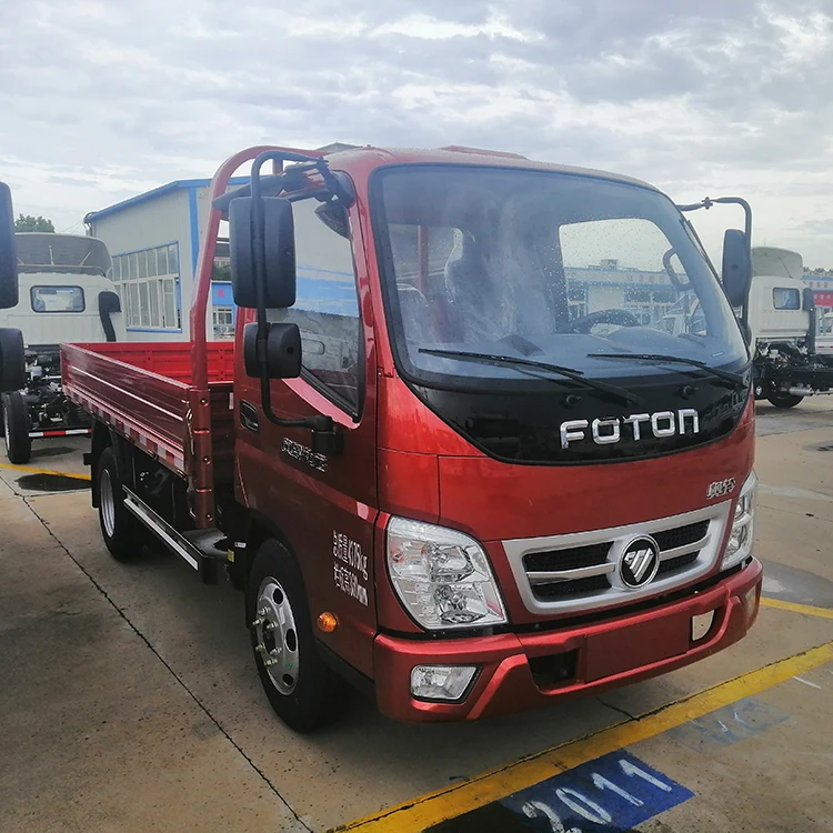 High Quality Foton OLLIN TX 4.5ton Single Cab Diesel Engine Light Cargo Trucks Manual Transmission
