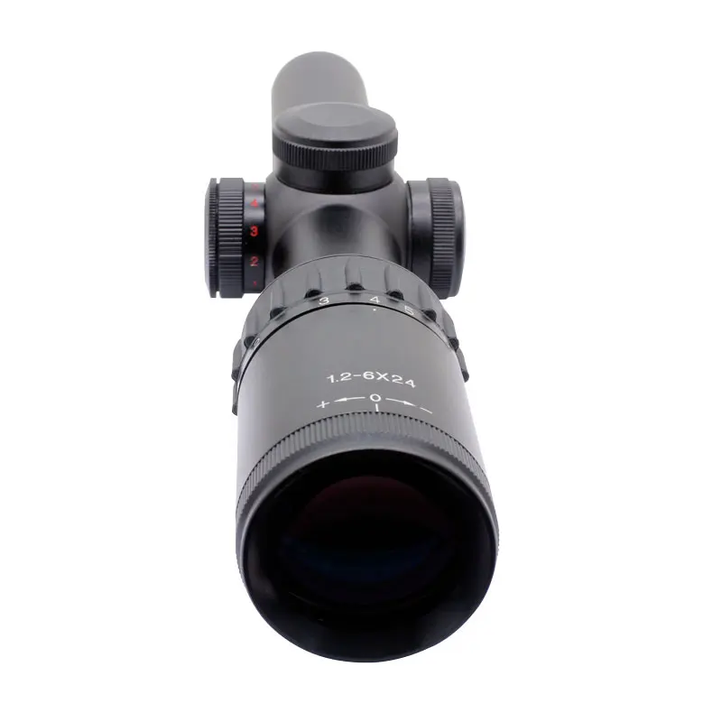 1.2-6x24 Sight sight Scope with Etched Reticule