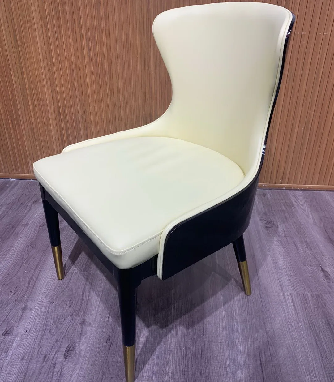 Ресторанная мебель, обеденный стул с деревянными ножками, дополнительно кожаная цветная краска для пианино