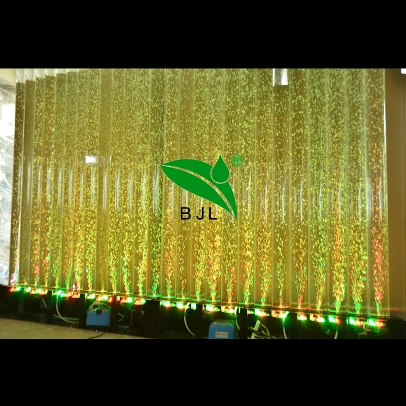 wedding stage decorative fountains led colourful floor lamps water bubble lamp for interiors