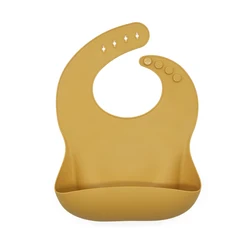 Wholesale Custom Waterproof Detachable Adjustable Food Feeding Toddler babero de silicona Baby Bib plate bowl Set