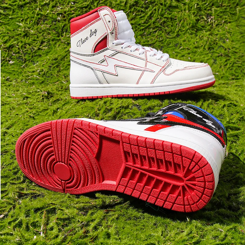 MOQ 1 пользовательский брендовый логотип оригинальное качество Air бег Мужская спортивная баскетбольная обувь уличные кожаные кроссовки