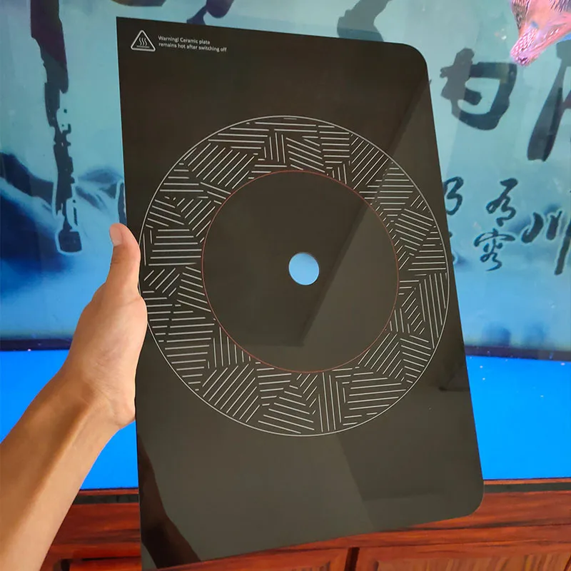 Варочная панель термостойкие закаленное стеклянное Защитное керамическое листовое стекло для индукционной плиты