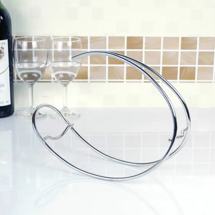 C-shaped Single Metal Wine Rack &stainless steel Wine seat
