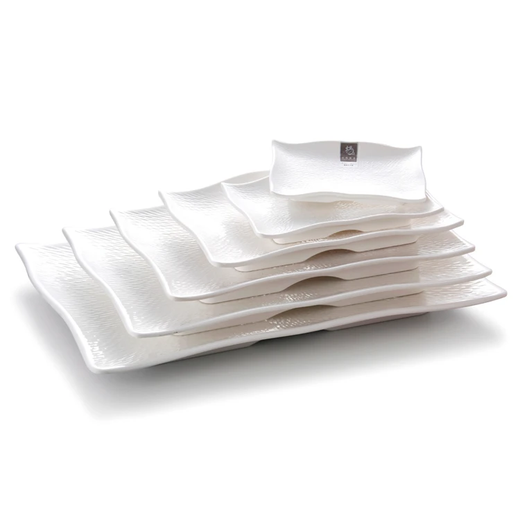 Elegant hard plastic wedding dinner plates set ,food plastic plates