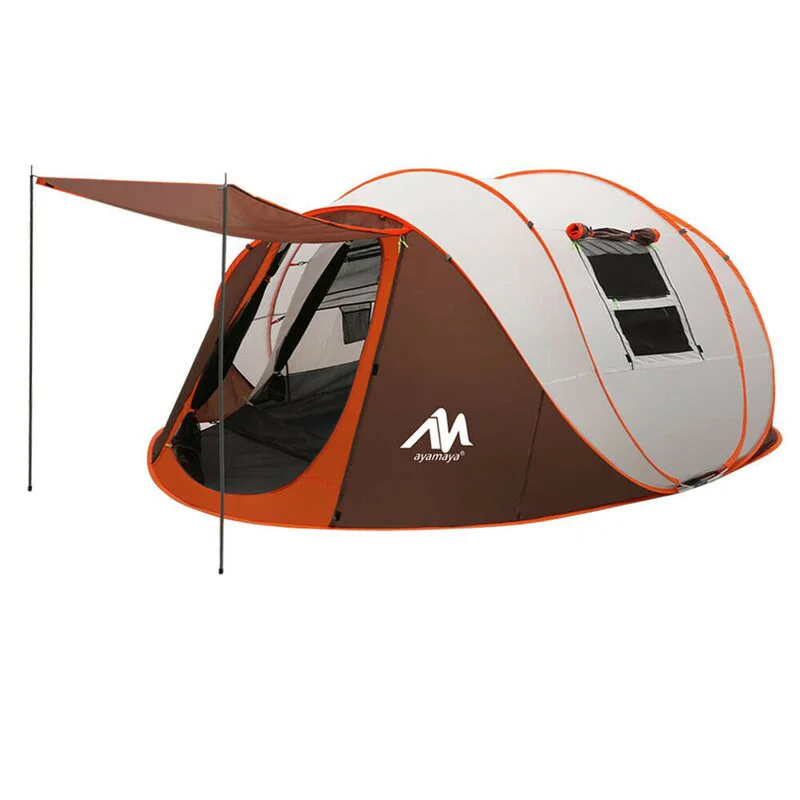 Палатка Автоматическая на 6 человек самораскладывающаяся из полиэстера для отдыха открытом воздухе