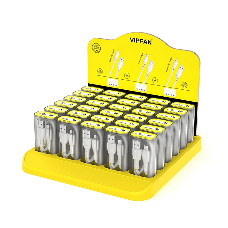 Phone accessories data line cables 2.4a fast charging charger mi usb data cable 3 in 1 packing box for android cell phones