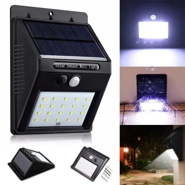 20 30 40 Led Chips 48 Cob Wireless Waterproof Wall Lamps Outdoor Light Led Motion Sensor Solar Light Solar Garden Light
