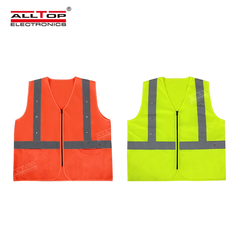 ALLTOP traffic cone hat topper retractable belt customized traffic cone silicone rubber traffic vest with led lights