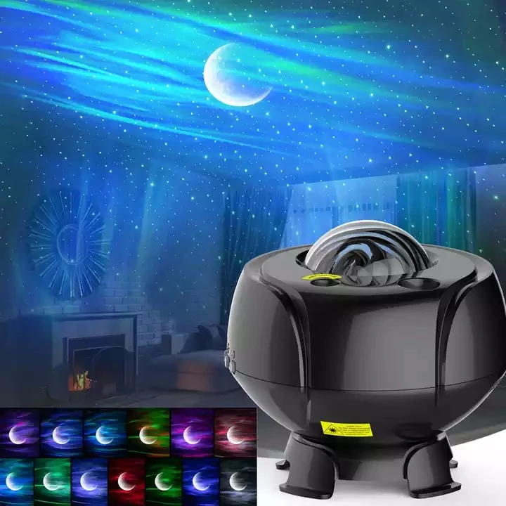Aurora Projector Baby Star Night Light With Remote Control Laser Starry Star Galaxy Projector