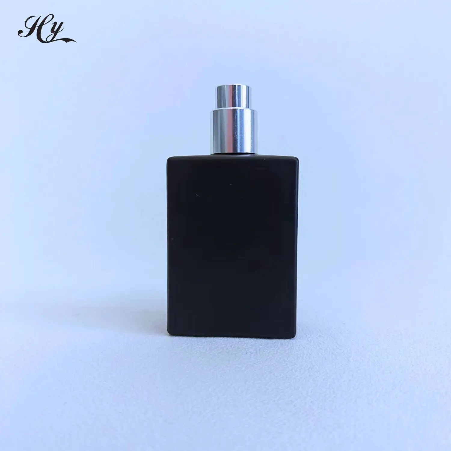 Hanya Clear Packaging Perfume Square 50ml Gradient Blue Men Perfume Empty Bottle German Cosmetic