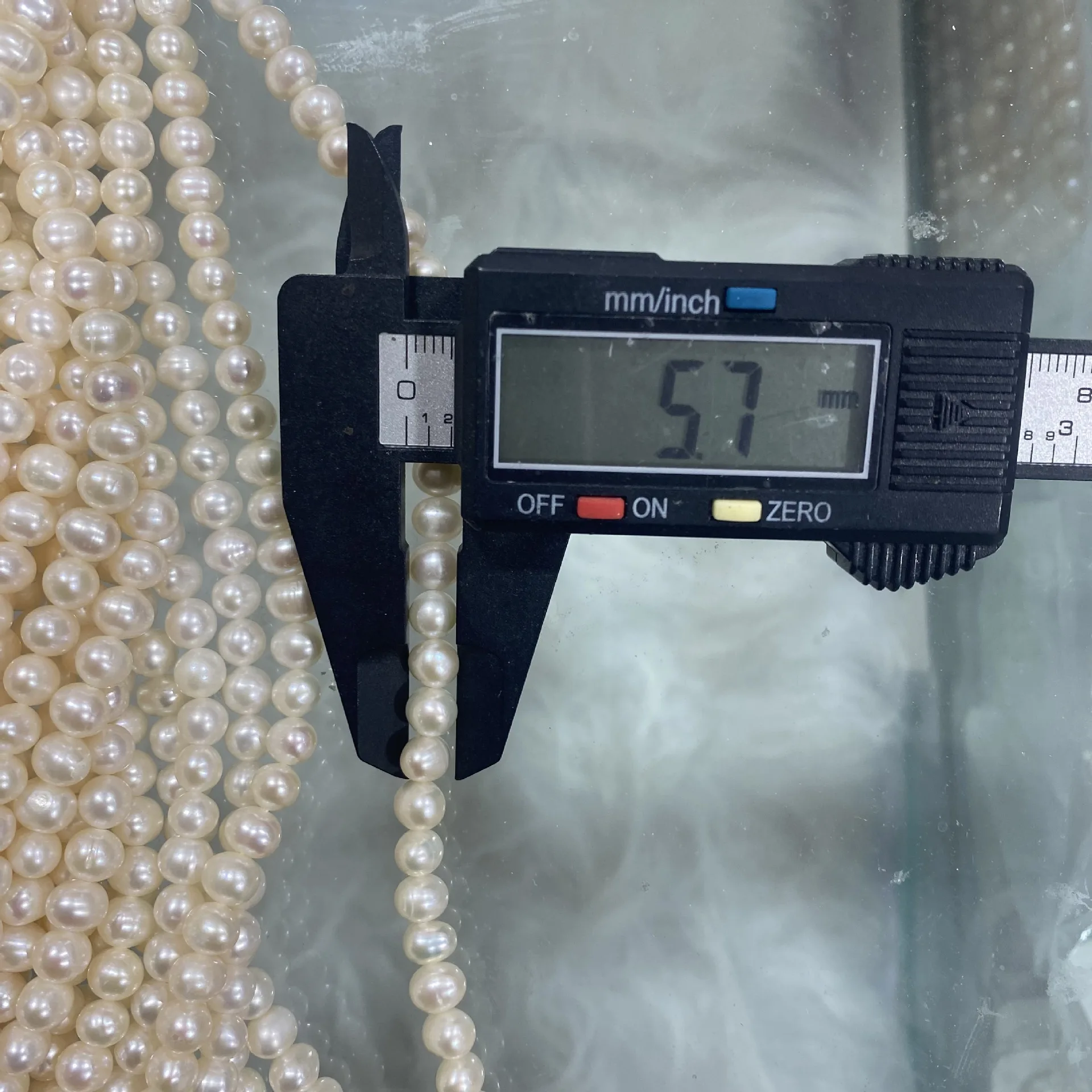 Wholesale Potato Pearl 6-7mm Natural White Cream Color Freshwater Pearl Strands Beads for Fashion necklace bracelet making