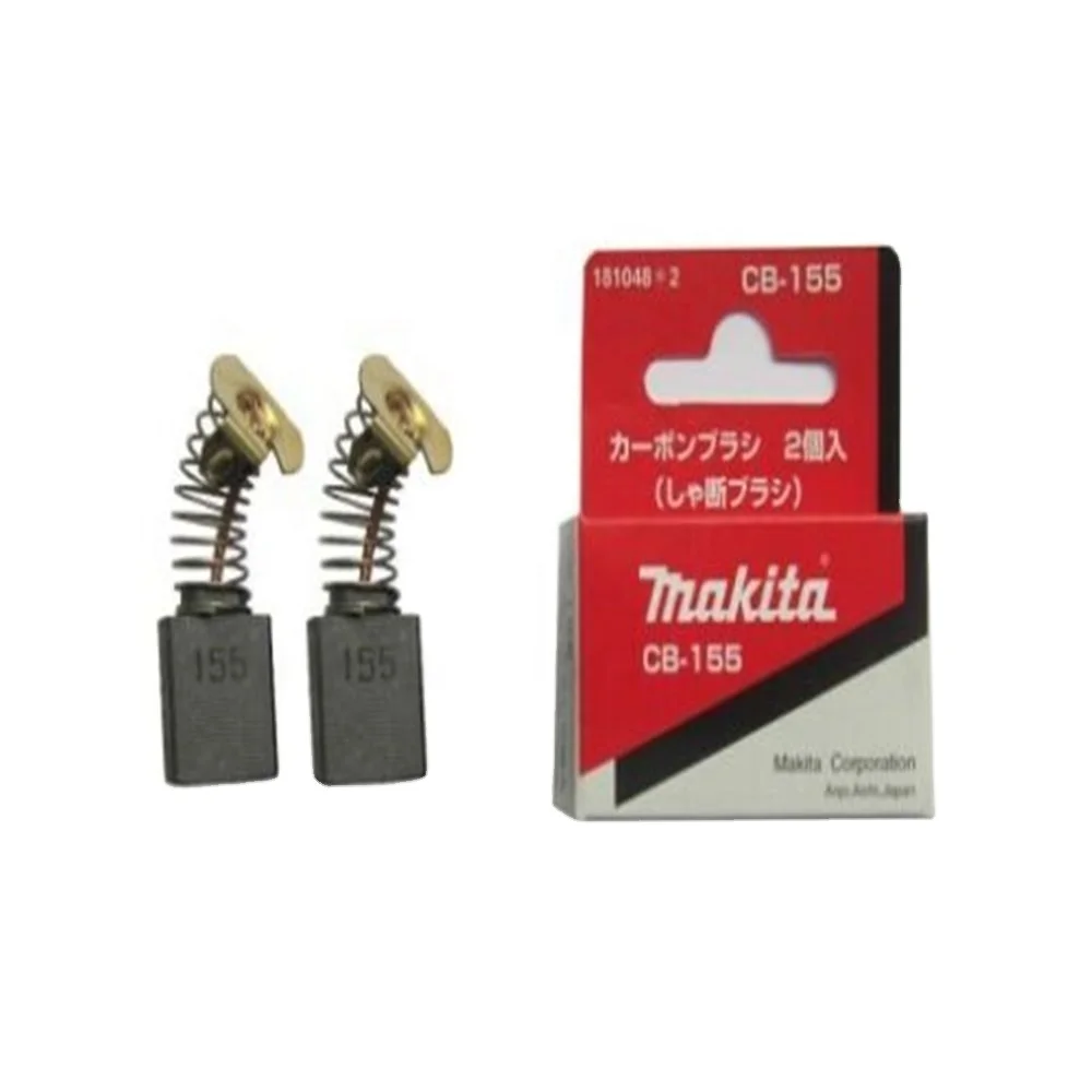 Genuine 181048-2 CB155 Carbon Brush Makitas Demolition Hammer Set CB-155 - HM1200K, HM1202C Carbon Brush For Power Tools