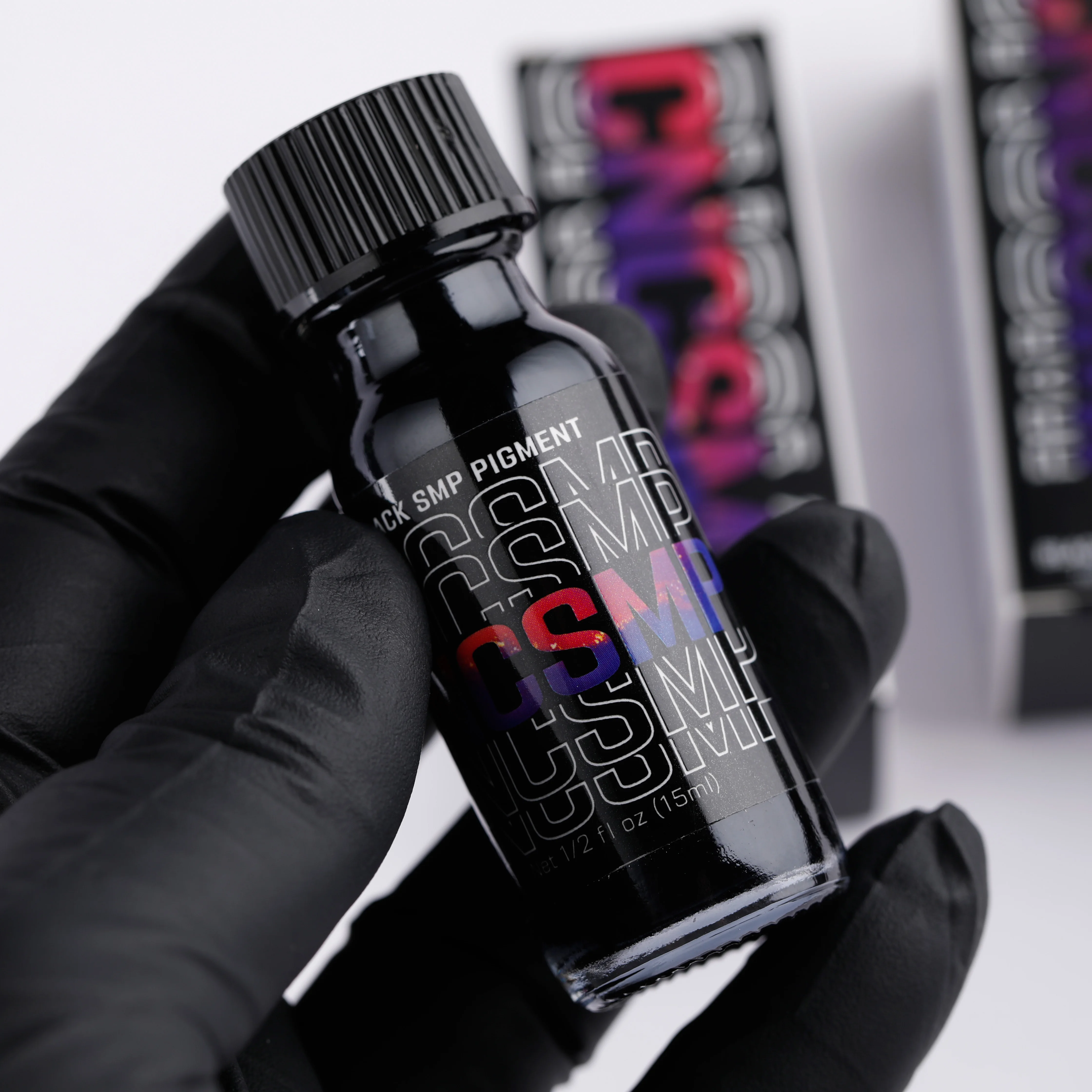 CNC SMP ink Black SMP Pigment 1/2 OZ 15ml for Studio Academy DIY Beauty SMP ink