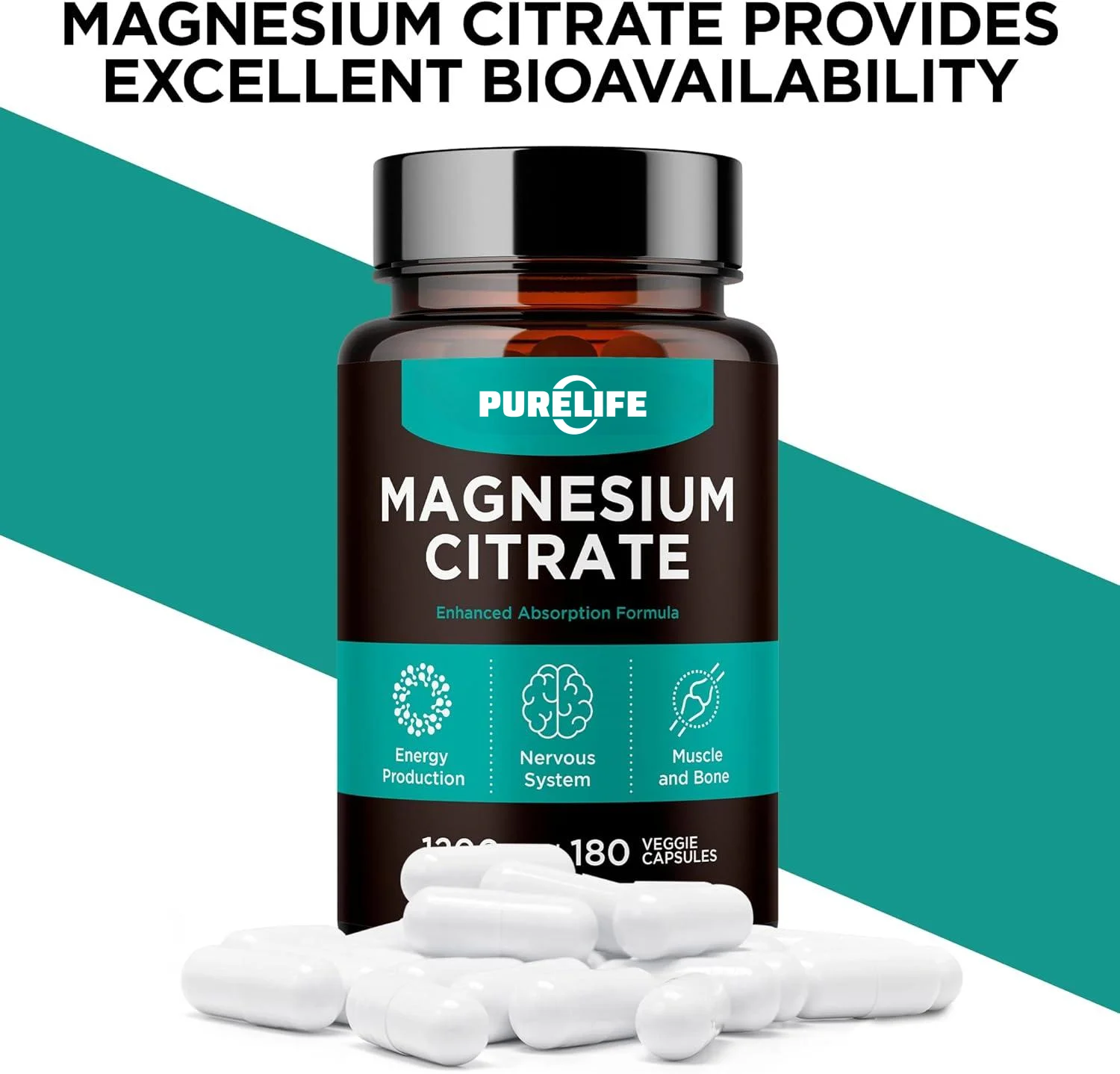 Private Label OEM/ODM Supplement 500 Mg Magnesium Citrate Capsules