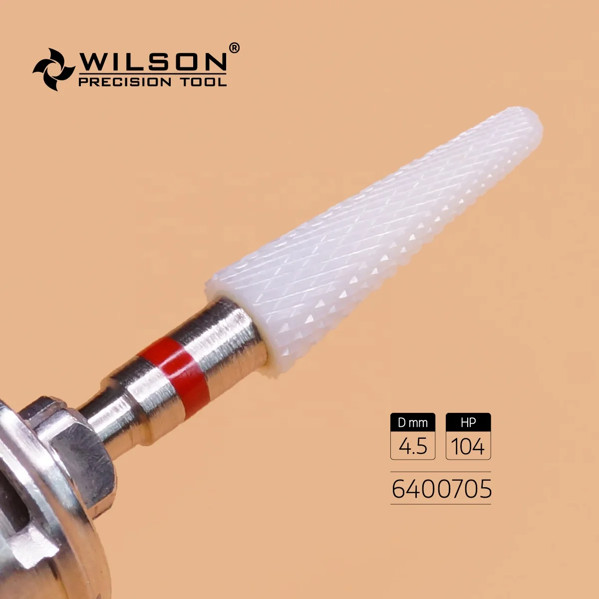 6400705 White Zirconia Ceramic Dental Bur Used for Acrylic/Plaster/Dental bur