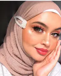 Заколка для шарфа с белым жемчугом для женщин, модная женская заколка для волос, зажим для хиджаба