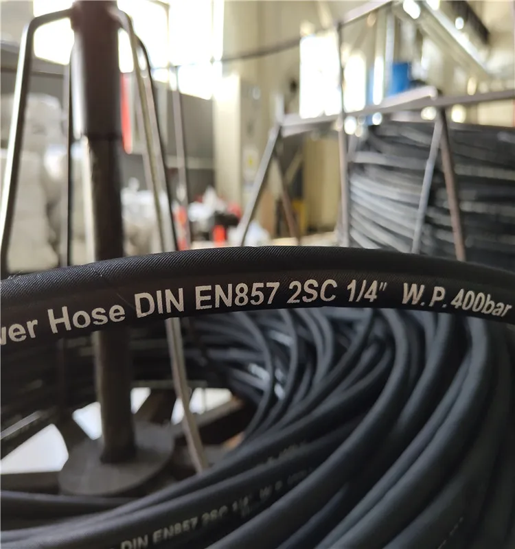 Steel Wire braided Reinforcement Rubber Hose/Tube/Pipe EN857 1SC,2SC