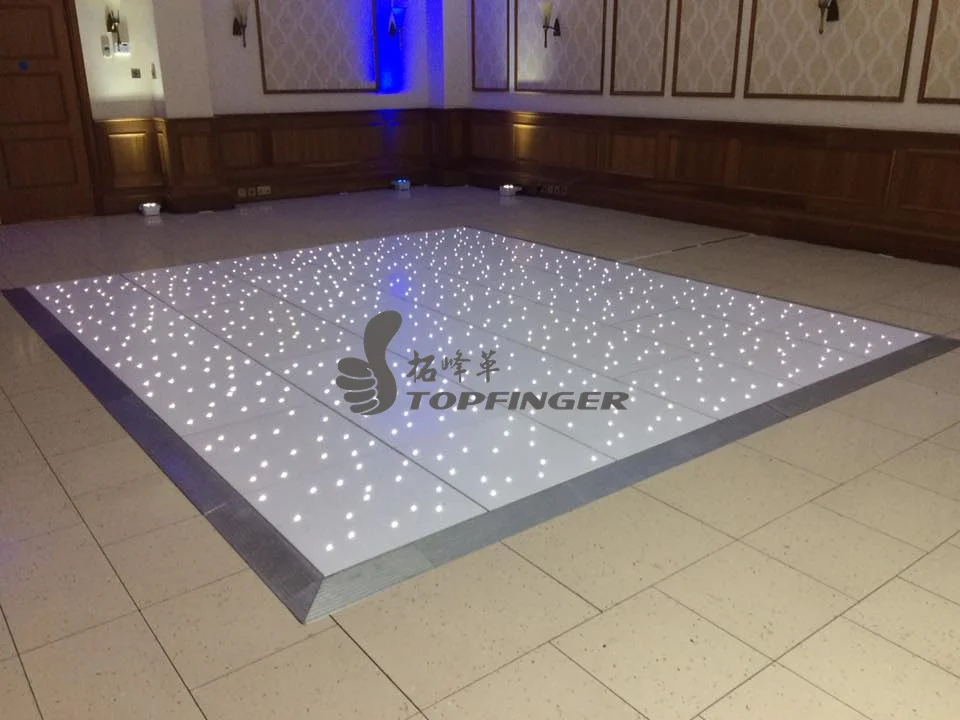 China manufacturer cheap price Popular Events/Wedding Twinkling Floor Stage starlit LED Dance Floor