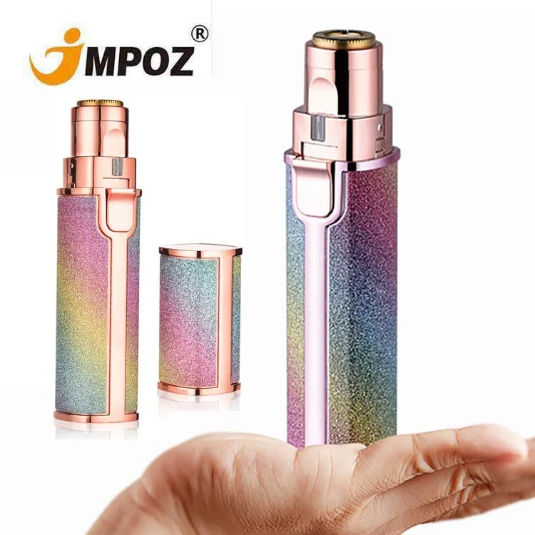 Горячее предложение 2 в 1 Электрический триммер для бровей Эпиляторы женский средства ухода за кожей лица в форме помады удаления волос мини безболезненно бритвенный станок