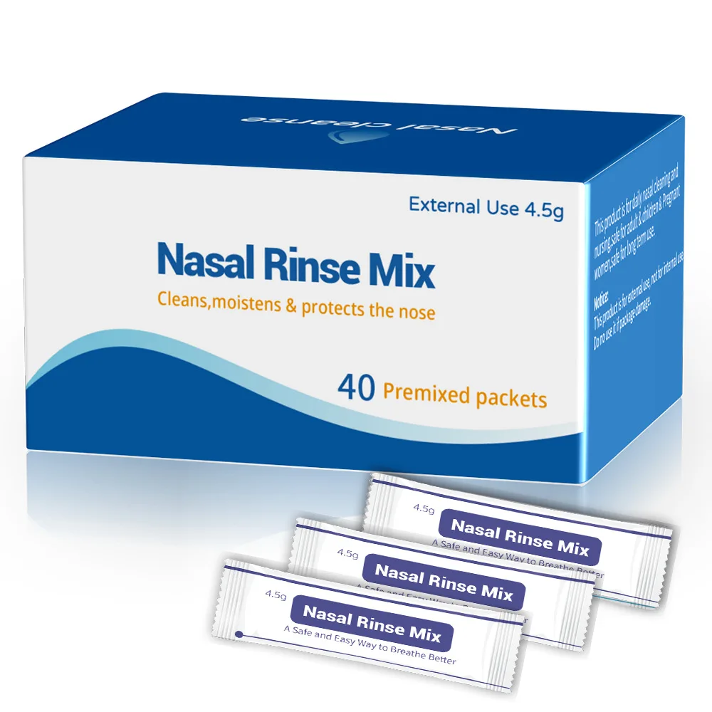 Nasal Salt For Neti Pot Rinse Saline Packets For Nose Cleaner Nasal Irrigation