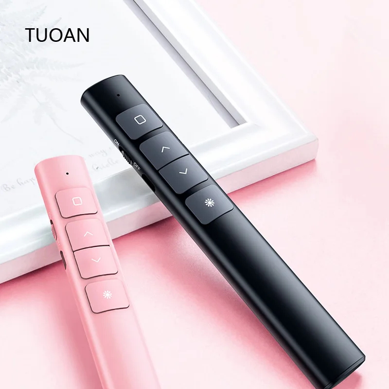 2021 HIGH quality wireless USB recharge laser pointer presenter pen remote control easy carry wireless laser pointer