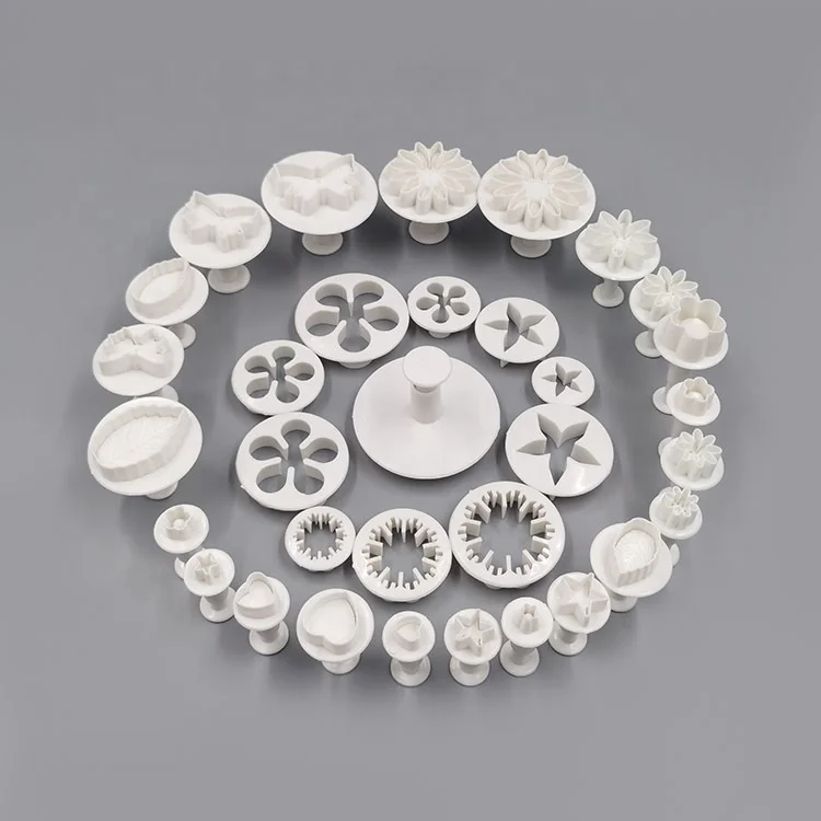 Household Recyclable Durable Cookie Mold Press Manual Novel Cookie Plastic Molds