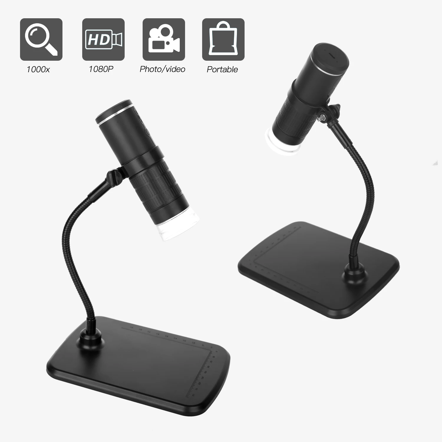 Цифровой микроскоп 1080P Wi-Fi HD usb беспроводной перезаряжаемый карманный