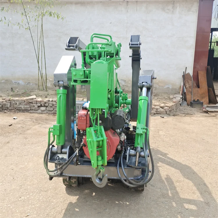 3 Ton Spider Cranes Ground Lift Mini Folding Construction Cranes 3t Hydraulic Motor Mini Spider Crane