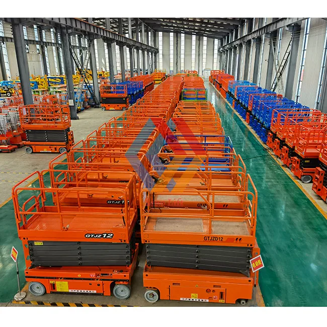 Chinese Brand 4M-18M 500KG Movable Electric Scissor Lift Tables Man lift Platform Lift Price