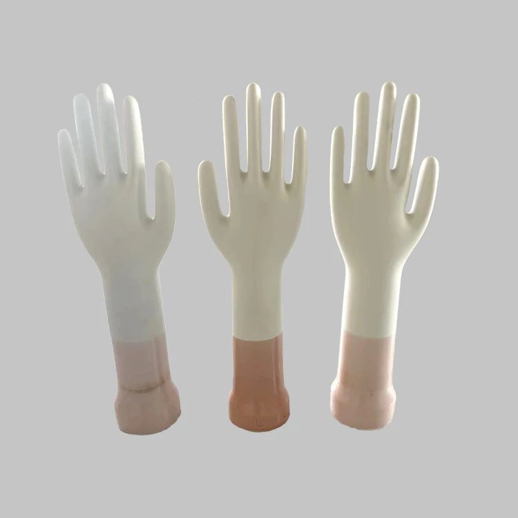 Wholesale High Quality Nitrile PVC Latex Surgical Gloved Former Ceramic Hand Mold Gloved Hand Mold