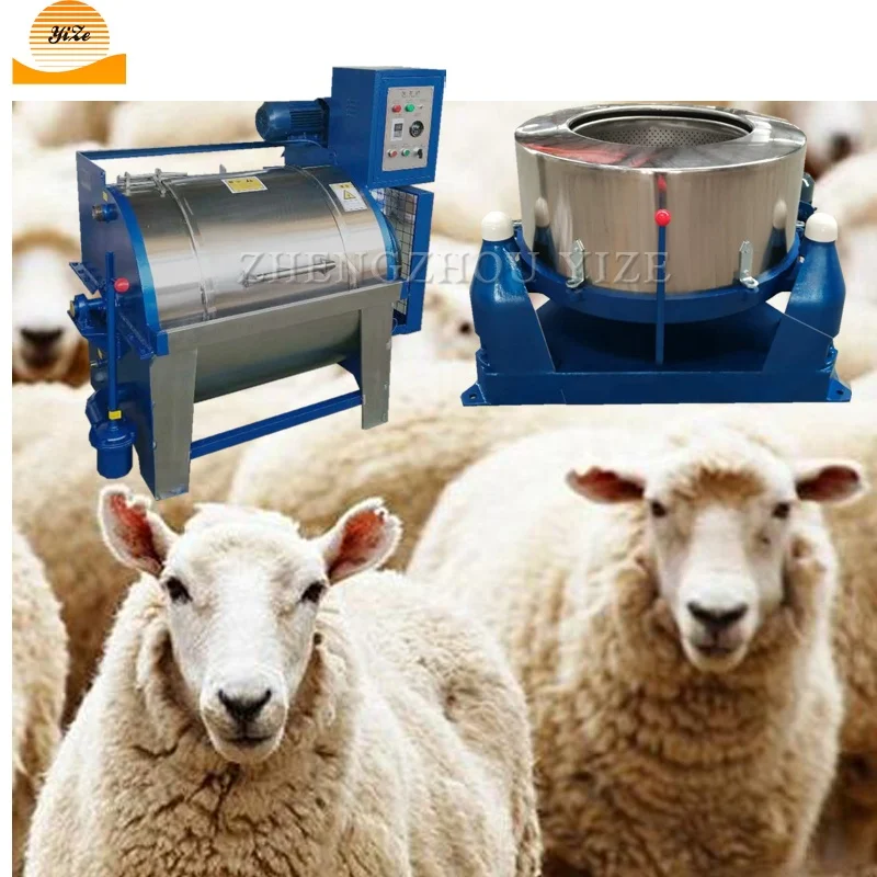  alpaca wool purification machine cleaning scouring drying small camel sheep washing dewatering