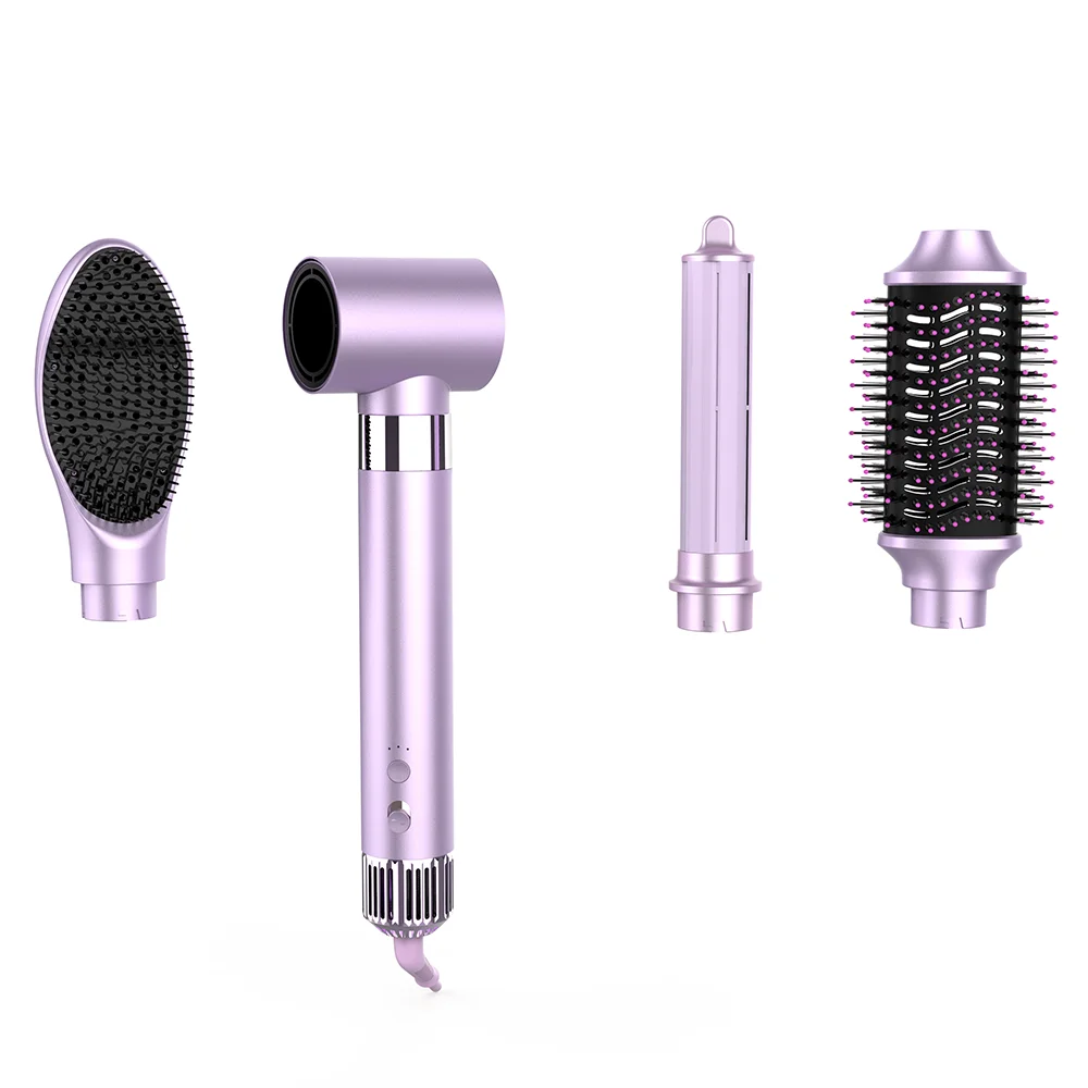 Hair Styler Professional Hair Dryer Brush Blow Dryer Custom Electric Plastic OEM Ionic Hot Air Brush 5 in 1 