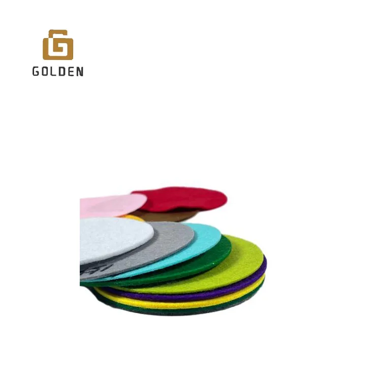 Golden Snooker Table Mustache Acoustic Xmas Felt Toy Fabric Quilted Lining Polyester Felt 7mm Color Hamper Needle Punched Felt