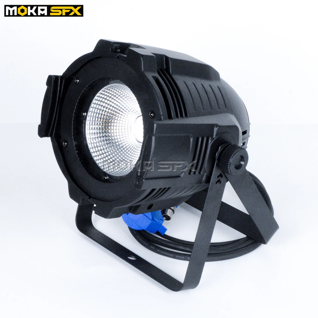 200w Best Price Amber&White Led Cob par light 4 in 1 Led Stage Parcan Light With Barndoors For Theater,Studio,Photostudio,Party