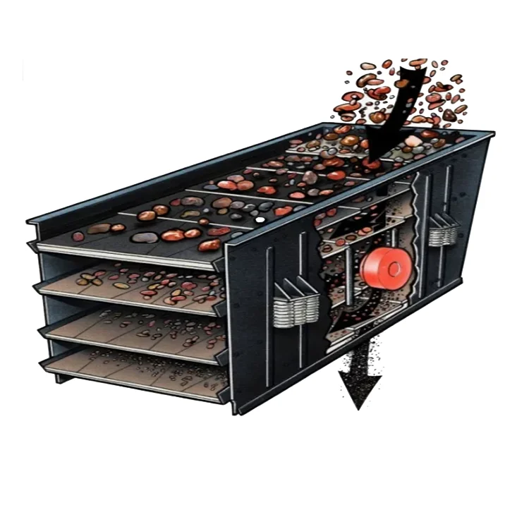 Vibrating Screen Portable Linear Vibrating Screen Filter Sieve