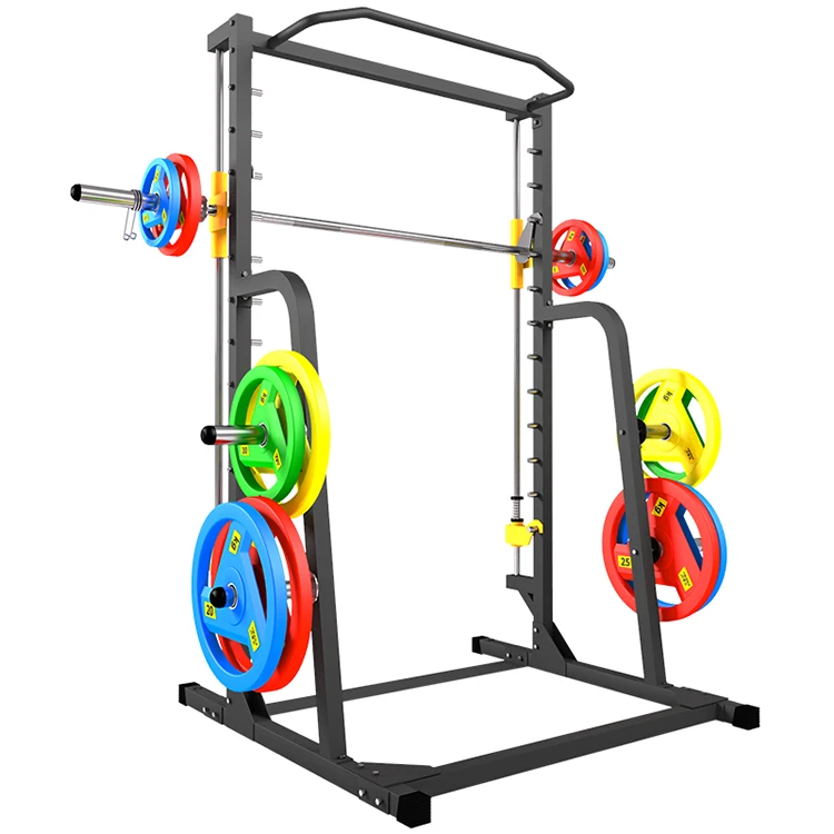 Squat Rack Trainer Home Gym Equipment Multi Functional Smith Machine For Home Use