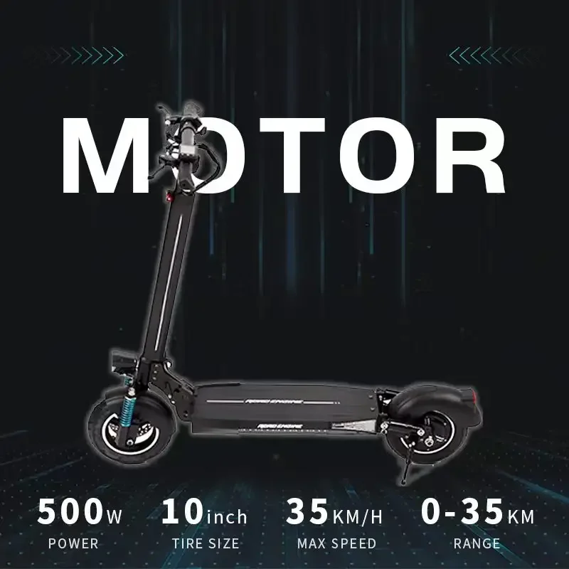 Hot Sale For Adult Two Wheels Long Range High Stand High Speed Luggage  Foldable  Electric Scooter