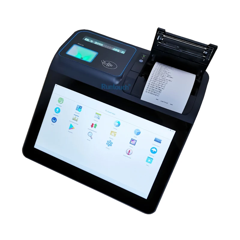 High quality fashion 11.6 inch Windows Android Tablet pos terminal with 2d barcode scanner price checker for supermarket