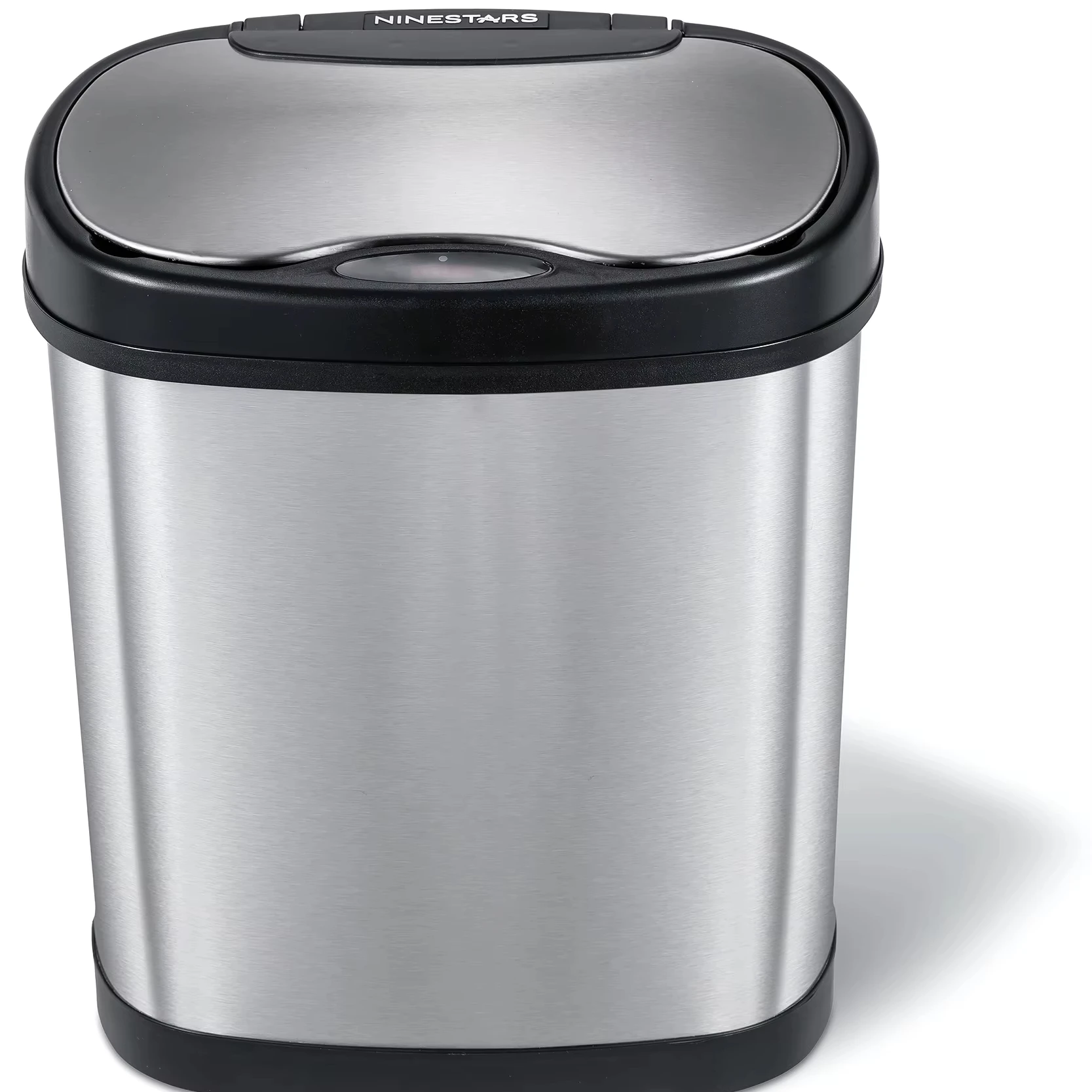 Rubbish bins stainless steel electric smart metal automatic household garbage rubbish bins home waste can