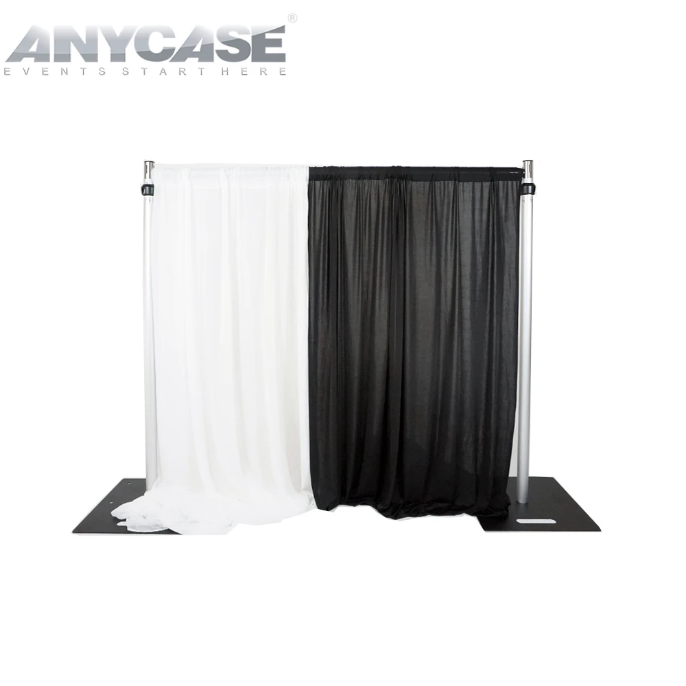 Wholesale Wedding Backdrop Pipe Kits with Two layer Drapes